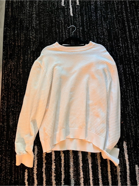 H&M Other - H&M Cream Ribbed Crewneck Sweater